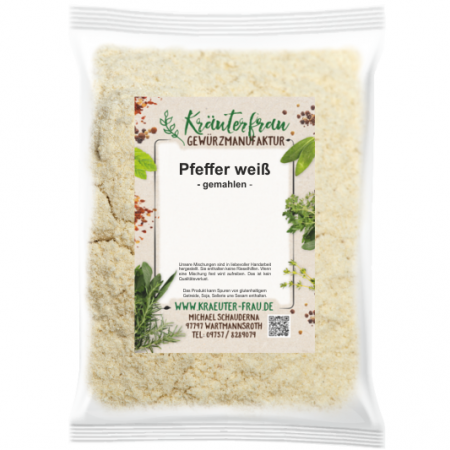 Pfeffer weiß, gemahlen - 45 g